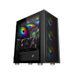 1STPLAYER AR-7G Mesh AR Series ATX Gaming Case (With 6 Argb Fan)